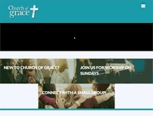 Tablet Screenshot of churchofgrace.com